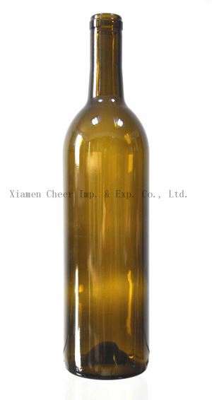 750ml thủy tinh Bordeaux chai Cork kết thúc (PT750-0096E)