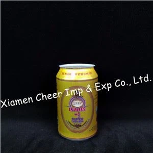 Bia nhôm lon 330ml In màu vàng